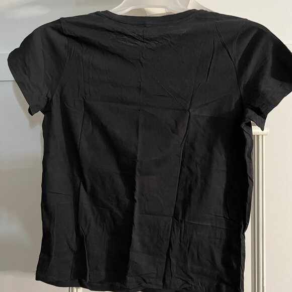 BNWT Vintage VICTORIA'S SECRET 100% cotton black tee (S) - Picture 3 of 6